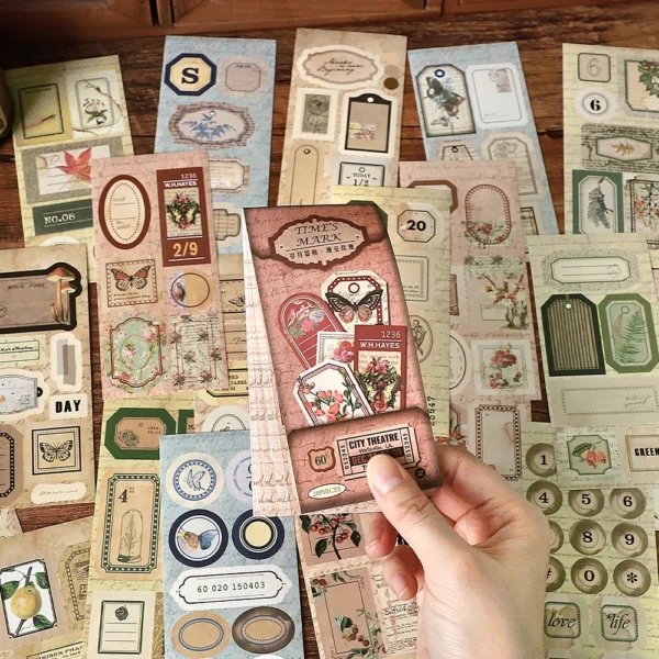 20 Pcs Self-adhesive Sticker Book for Handbook