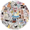 50PCS Bookish Sticker Bundle Graffiti Waterproof Stickers