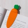 Carrot Page Marker Decorative Silicone Bookmarks