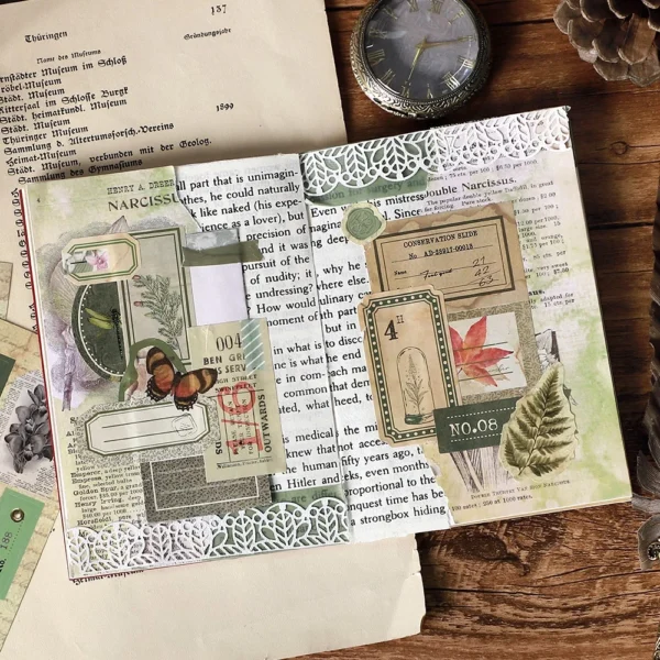 20 Pcs Self-adhesive Sticker Book for Handbook