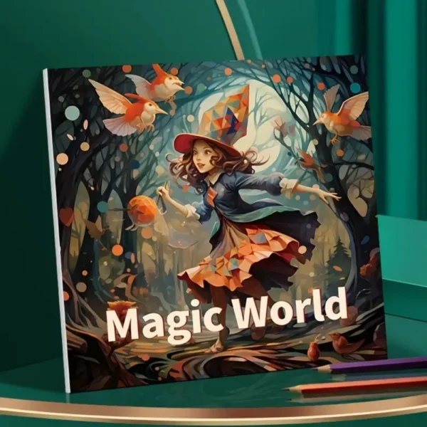 1pc Drawing Painting Art Coloring Book 22 Page Coloring Gift