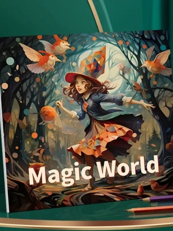 1pc Drawing Painting Art Coloring Book 22 Page Coloring Gift